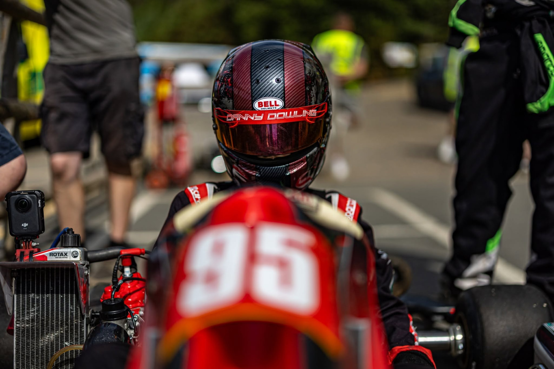 Danny Dowling in racing gear